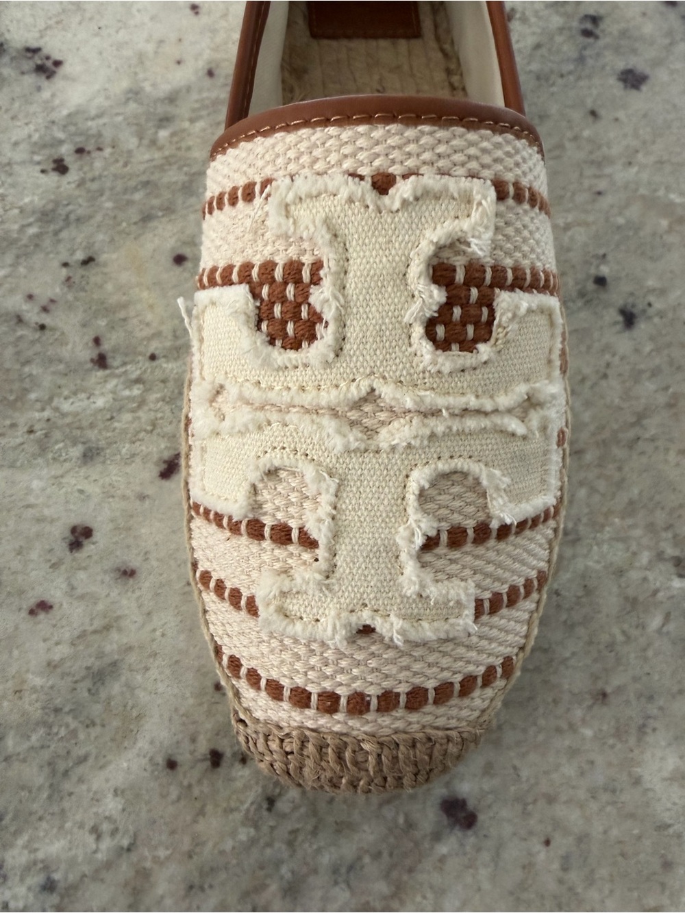 Tory Burch Natural and Tan Espadrille Flats - Picture 5 of 10
